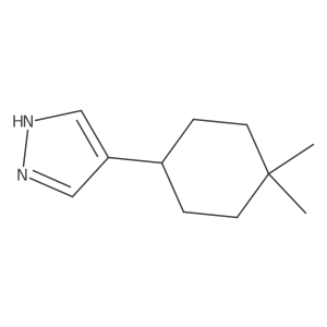 4-(4,4-dimethylcyclohexyl)-1H-pyrazole结构式