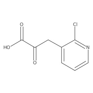 3-(2-Chloropyridin-3-yl)-2-oxopropanoic acid Structure