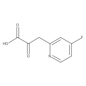 3-(4-Fluoropyridin-2-yl)-2-oxopropanoic acid结构式