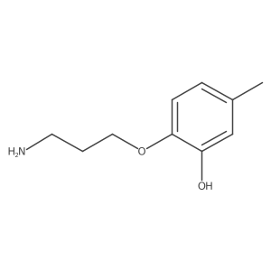 2-(3-Aminopropoxy)-5-methylphenol结构式