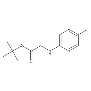Tert-butyl 2-[(5-fluoropyridin-2-yl)amino]acetate Structure