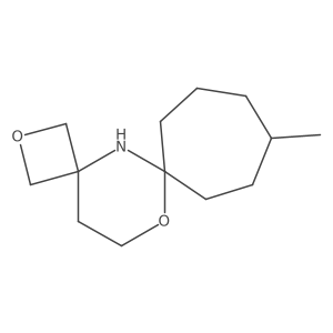 9-Methyl-2,13-dioxa-5-azadispiro[3.1.6^{6}.3^{4}]pentadecane结构式