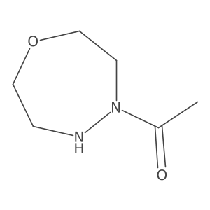 1-(1,4,5-Oxadiazepan-4-yl)ethan-1-one结构式