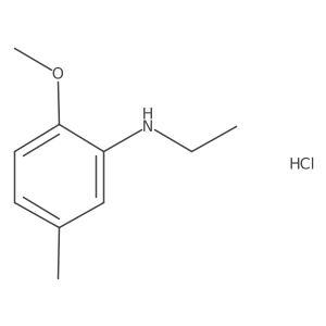 N-Ethyl-2-methoxy-5-methylaniline;hydrochloride Structure