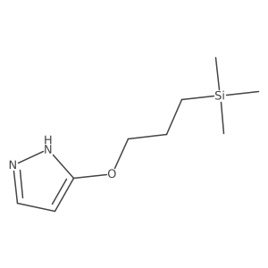 3-[3-(Trimethylsilyl)propoxy]-1H-pyrazole Structure