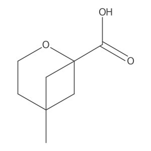 5-Methyl-2-oxabicyclo[3.1.1]heptane-1-carboxylic acid结构式