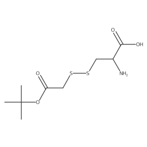 (2R)-2-amino-3-{[2-(tert-butoxy)-2-oxoethyl]disulfanyl}propanoic acid Structure
