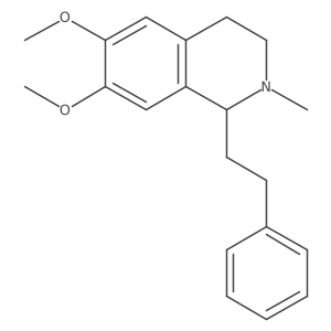 Isoquinoline,1,2,3,4-tetrahydro-6,7-dimethoxy-2-methyl-1-(2-phenylethyl)-结构式