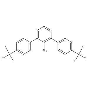 4,4''-Bis-trifluoromethyl-[1,1';3',1'']terphenyl-2'-ylamine结构式