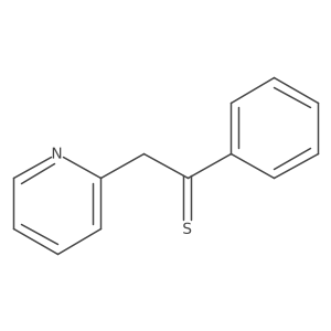 1-Phenyl-2-(2-pyridinyl)ethanethione结构式