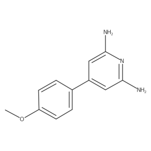4-(4-Methoxyphenyl)pyridine-2,6-diamine结构式