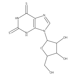 2,6-Dimercaptonebularine Structure