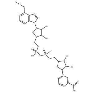 Nicotinamide-(S-methylmercury-thioinosine) dinucleotide结构式