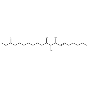 Methyl 9,10,11-trihydroxy-12-octadecenoate结构式