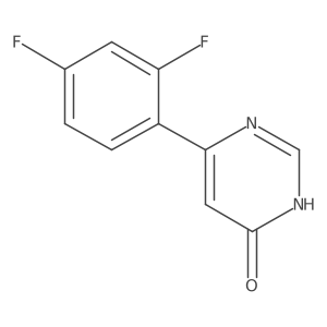 6-(2,4-Difluorophenyl)pyrimidin-4-ol结构式