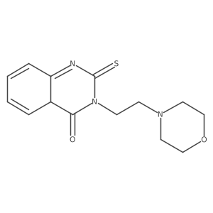 3-(2-morpholin-4-ylethyl)-2-sulfanylidene-4aH-quinazolin-4-one Structure