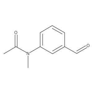 N-(3-formylphenyl)-N-methylacetamide结构式