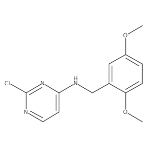 N-(2,5-dimethoxybenzyl)-2-chloropyrimidin-4-amine Structure