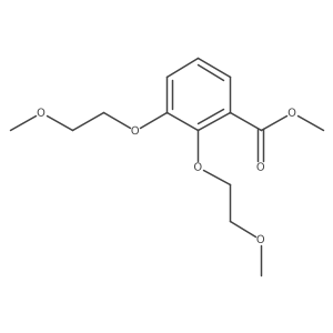 Methyl 2,3-bis{[2-(methyloxy)ethyl]oxy}benzoate结构式