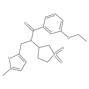 N-(1,1-dioxidotetrahydrothiophen-3-yl)-3-ethoxy-N-[(5-methylfuran-2-yl)methyl]benzamide Structure