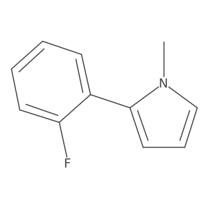 2-(2-Fluorophenyl)-1-methylpyrrole结构式