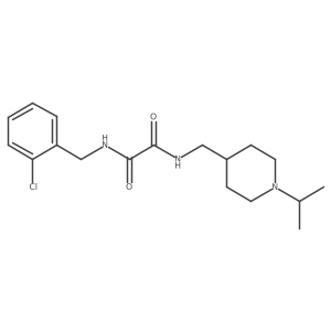 N1-(2-chlorobenzyl)-N2-((1-isopropylpiperidin-4-yl)methyl)oxalamide Structure