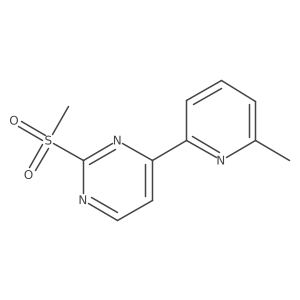 2-Methanesulfonyl-4-(6-methyl-pyridin-2-yl)-pyrimidine Structure