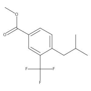 Methyl 4-isobutyl-3-(trifluoromethyl)benzoate Structure