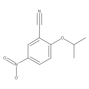 2-Isopropoxy-5-nitrobenzonitrile结构式