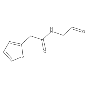 N-(2-Oxoethyl)-2-thiopheneacetamide Structure