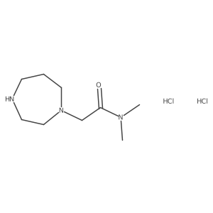 2-(1,4-Diazepan-1-yl)-N,N-dimethylacetamide dihydrochloride Structure