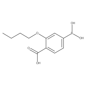 4-Borono-2-butoxybenzoic acid结构式