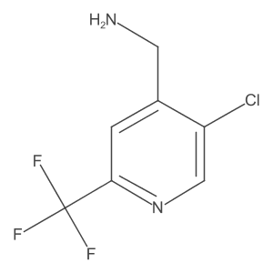 (5-Chloro-2-(trifluoromethyl)pyridin-4-YL)methanamine Structure