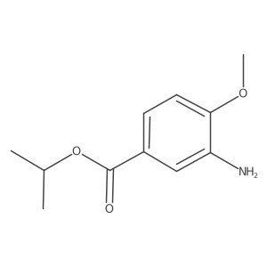 Isopropyl 3-amino-4-methoxybenzoate结构式
