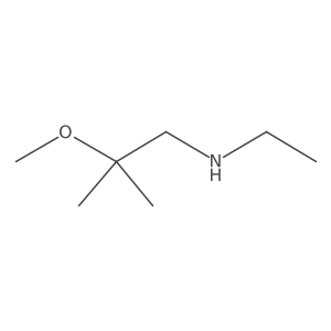 Ethyl(2-methoxy-2-methylpropyl)amine结构式