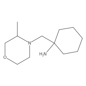 Cyclohexanamine, 1-[(3-methyl-4-morpholinyl)methyl]- Structure