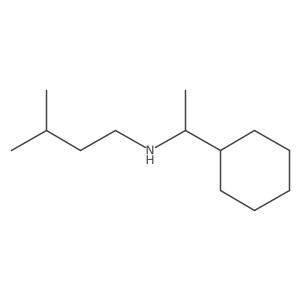 (1-Cyclohexylethyl)(3-methylbutyl)amine Structure