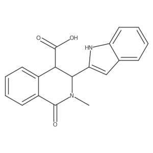 3-(1H-indol-2-yl)-2-methyl-1-oxo-1,2,3,4-tetrahydroisoquinoline-4-carboxylic acid Structure