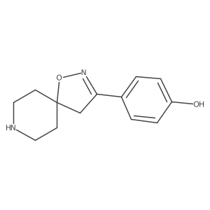 4-(1-Oxa-2,8-diazaspiro[4.5]dec-2-en-3-yl)phenol结构式