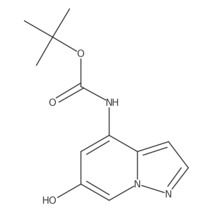 Tert-butyl (6-hydroxypyrazolo[1,5-a]pyridin-4-yl)carbamate Structure