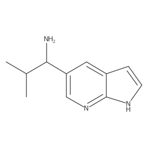 (I+/-R)-I+/--(1-Methylethyl)-1H-pyrrolo[2,3-b]pyridine-5-methanamine Structure