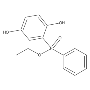 Ethyl (2,5-dihydroxyphenyl)(phenyl)phosphinate Structure