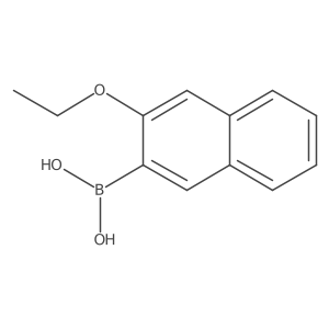 (3-Ethoxynaphthalen-2-yl)boronic acid结构式