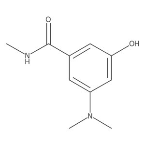 3-(Dimethylamino)-5-hydroxy-N-methylbenzamide Structure