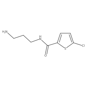 N-(3-Aminopropyl)-5-chloro-2-thiophenecarboxamide Structure