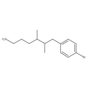 N4-[(4-Bromophenyl)methyl]-N4-methyl-1,4-pentanediamine Structure