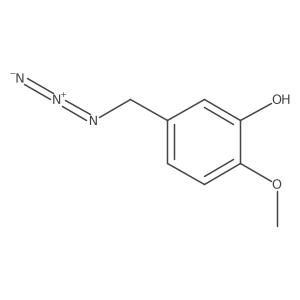 5-(Azidomethyl)-2-methoxyphenol Structure