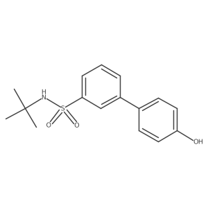 4-(3-T-Butylsulfamoylphenyl)phenol Structure