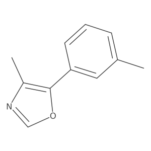 4-Methyl-5-(m-tolyl)oxazole Structure