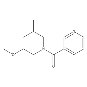 N-Isobutyl-N-(2-methoxyethyl)nicotinamide Structure